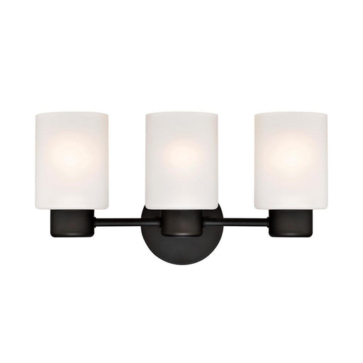 Myhouse Lighting Westinghouse Lighting - 6354100 - Three Light Wall Sconce - Sylvestre - Oil Rubbed Bronze