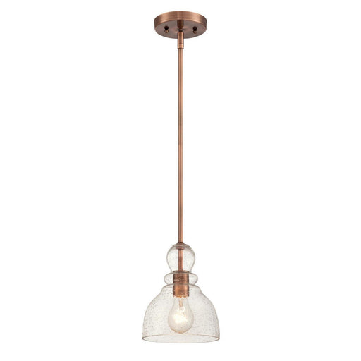 Myhouse Lighting Westinghouse Lighting - 6356400 - One Light Mini Pendant - Fiona - Washed Copper