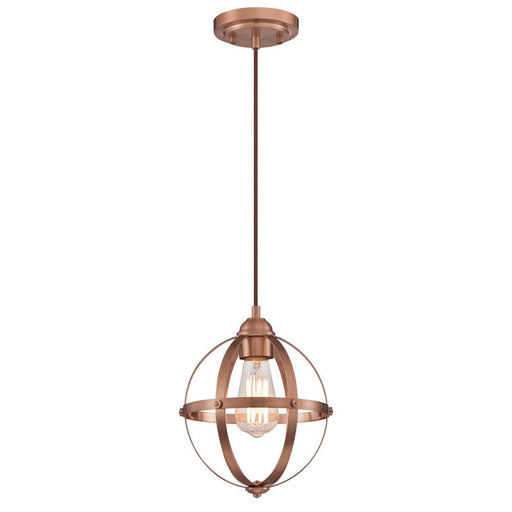 Myhouse Lighting Westinghouse Lighting - 6362100 - One Light Pendant - Stella Mira - Washed Copper