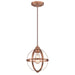 Myhouse Lighting Westinghouse Lighting - 6362100 - One Light Pendant - Stella Mira - Washed Copper