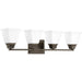 Myhouse Lighting Progress Lighting - P300161-020 - Four Light Bath Bracket - Clifton Heights - Antique Bronze