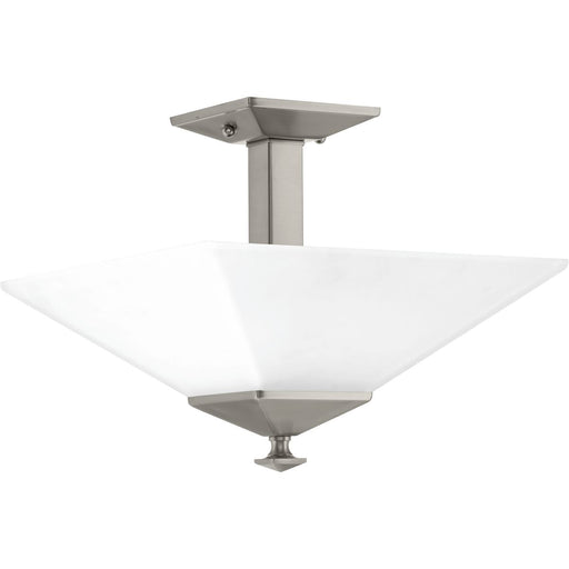 Myhouse Lighting Progress Lighting - P350107-009 - Two Light Semi Flush Mount - Clifton Heights - Brushed Nickel