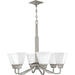 Myhouse Lighting Progress Lighting - P400119-009 - Six Light Chandelier - Clifton Heights - Brushed Nickel