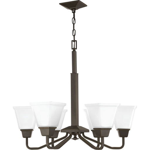 Myhouse Lighting Progress Lighting - P400119-020 - Six Light Chandelier - Clifton Heights - Antique Bronze