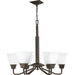 Myhouse Lighting Progress Lighting - P400119-020 - Six Light Chandelier - Clifton Heights - Antique Bronze