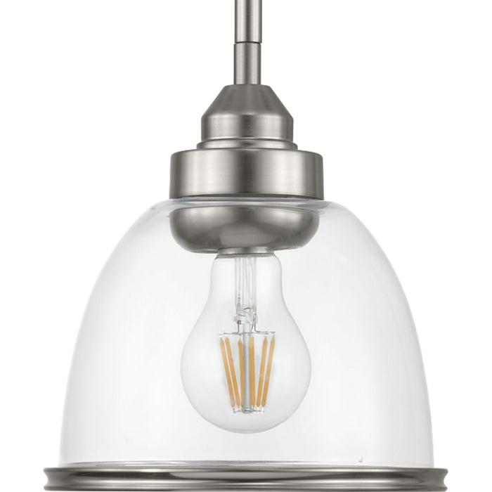 Myhouse Lighting Progress Lighting - P500137-009 - One Light Mini-Pendant - Saluda - Brushed Nickel