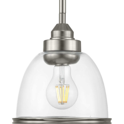 Myhouse Lighting Progress Lighting - P500137-009 - One Light Mini-Pendant - Saluda - Brushed Nickel