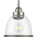 Myhouse Lighting Progress Lighting - P500137-009 - One Light Mini-Pendant - Saluda - Brushed Nickel