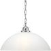 Myhouse Lighting Progress Lighting - P500149-009 - One Light Pendant - Classic Dome Pendant - Brushed Nickel