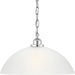 Myhouse Lighting Progress Lighting - P500149-015 - One Light Pendant - Classic Dome Pendant - Polished Chrome