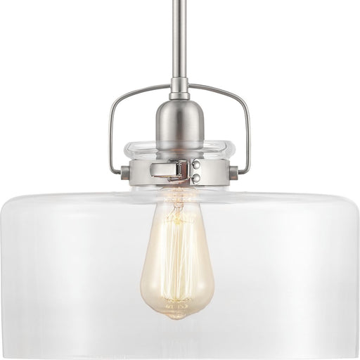 Myhouse Lighting Progress Lighting - P500152-009 - One Light Pendant - Calhoun - Brushed Nickel