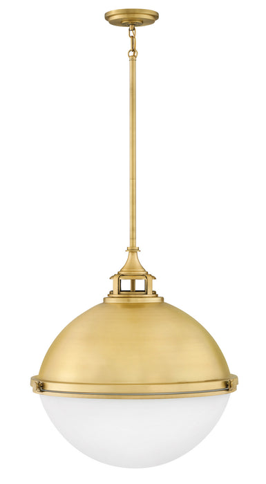 Myhouse Lighting Hinkley - 4836SA - LED Pendant - Fletcher - Satin Brass