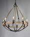 Myhouse Lighting Maxim - 20338WOBZ - Eight Light Chandelier - Lodge - Weathered Oak / Bronze