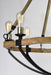 Myhouse Lighting Maxim - 20338WOBZ - Eight Light Chandelier - Lodge - Weathered Oak / Bronze