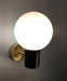 Myhouse Lighting Maxim - 26030SWSBRBK - One Light Wall Sconce - Vesper - Satin Brass / Black