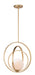 Myhouse Lighting Maxim - 26054SWSBR - One Light Pendant - Coronet - Satin Brass