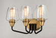 Myhouse Lighting Maxim - 26122CLBZAB - Three Light Bath Vanity - Goblet - Bronze / Antique Brass