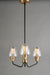 Myhouse Lighting Maxim - 26124CLBZAB - Three Light Chandelier - Goblet - Bronze / Antique Brass