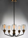 Myhouse Lighting Maxim - 26125CLBZAB - Five Light Chandelier - Goblet - Bronze / Antique Brass