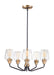 Myhouse Lighting Maxim - 26125CLBZAB - Five Light Chandelier - Goblet - Bronze / Antique Brass