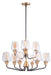 Myhouse Lighting Maxim - 26127CLBZAB - Nine Light Chandelier - Goblet - Bronze / Antique Brass