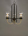 Myhouse Lighting Maxim - 30515CLBZSBR - Three Light Chandelier - Bauhaus - Bronze / Satin Brass
