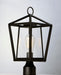 Myhouse Lighting Maxim - 3171CLBK - One Light Outdoor Pole/Post Lantern - Artisan - Black