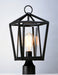 Myhouse Lighting Maxim - 3171CLBK - One Light Outdoor Pole/Post Lantern - Artisan - Black