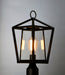 Myhouse Lighting Maxim - 3171CLBK - One Light Outdoor Pole/Post Lantern - Artisan - Black