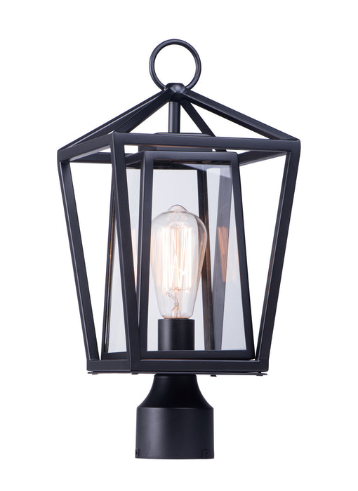 Myhouse Lighting Maxim - 3171CLBK - One Light Outdoor Pole/Post Lantern - Artisan - Black