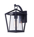 Myhouse Lighting Maxim - 3173CLBK - One Light Outdoor Wall Lantern - Artisan - Black