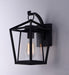 Myhouse Lighting Maxim - 3174CLBK - One Light Outdoor Wall Lantern - Artisan - Black