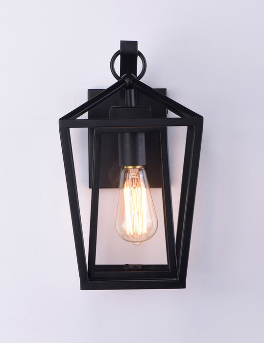 Myhouse Lighting Maxim - 3174CLBK - One Light Outdoor Wall Lantern - Artisan - Black