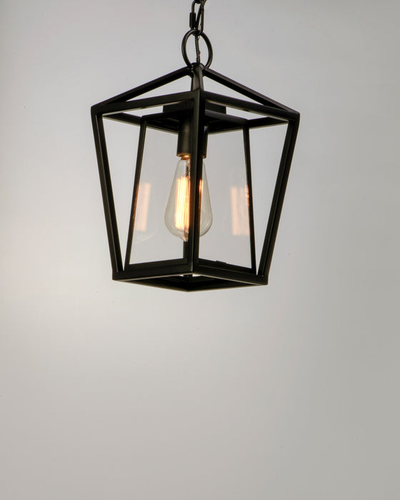 Myhouse Lighting Maxim - 3179CLBK - One Light Outdoor Hanging Lantern - Artisan - Black