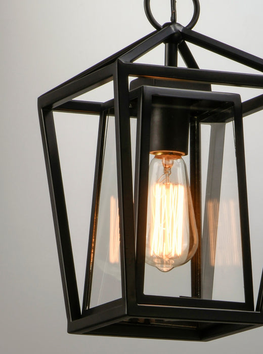 Myhouse Lighting Maxim - 3179CLBK - One Light Outdoor Hanging Lantern - Artisan - Black