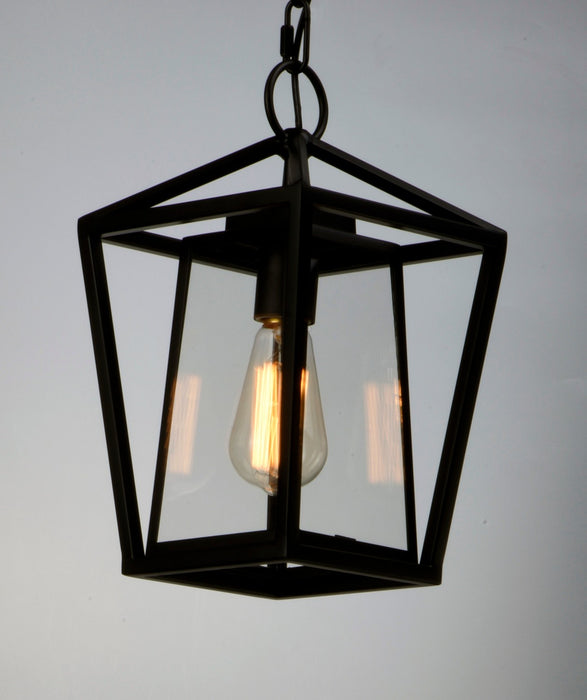 Myhouse Lighting Maxim - 3179CLBK - One Light Outdoor Hanging Lantern - Artisan - Black