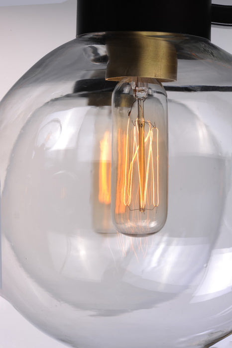 Myhouse Lighting Maxim - 90510CLBZSBR - One Light Mini Pendant - Bauhaus - Bronze / Satin Brass