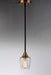 Myhouse Lighting Maxim - 96120CLBZAB - One Light Mini Pendant - Goblet - Bronze / Antique Brass
