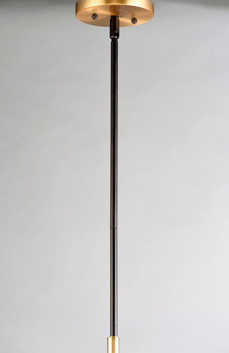 Myhouse Lighting Maxim - 96120CLBZAB - One Light Mini Pendant - Goblet - Bronze / Antique Brass