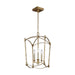 Myhouse Lighting Visual Comfort Studio - F3321/3ADB - Three Light Lantern - Thayer - Antique Gild