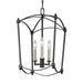 Myhouse Lighting Visual Comfort Studio - F3321/3SMS - Three Light Lantern - Thayer - Smith Steel