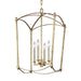 Myhouse Lighting Visual Comfort Studio - F3322/4ADB - Four Light Lantern - Thayer - Antique Gild