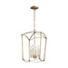 Myhouse Lighting Visual Comfort Studio - F3322/4ADB - Four Light Lantern - Thayer - Antique Gild