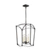 Myhouse Lighting Visual Comfort Studio - F3322/4SMS - Four Light Lantern - Thayer - Smith Steel