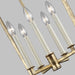 Myhouse Lighting Visual Comfort Studio - F3323/5ADB - Five Light Lantern - Thayer - Antique Gild