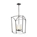 Myhouse Lighting Visual Comfort Studio - F3323/5SMS - Five Light Lantern - Thayer - Smith Steel