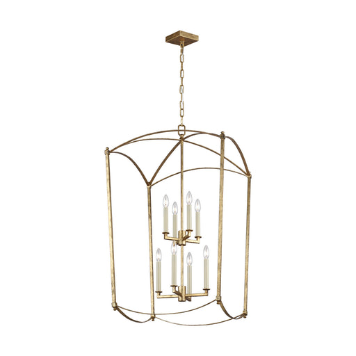 Myhouse Lighting Visual Comfort Studio - F3324/8ADB - Eight Light Lantern - Thayer - Antique Gild