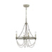 Myhouse Lighting Visual Comfort Studio - F3331/4FWO/DWW - Four Light Chandelier - Beverly - French Washed Oak / Distressed White Wood