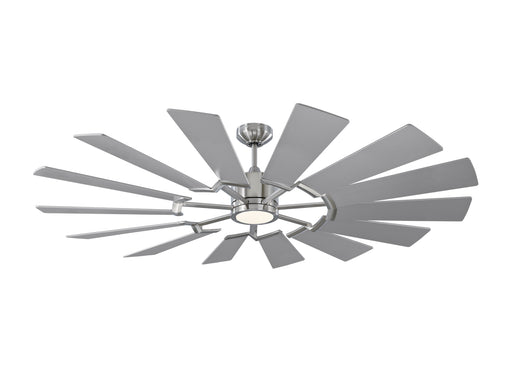 Myhouse Lighting Visual Comfort Fan - 14PRR62BSD - 62``Ceiling Fan - Prairie 62 - Brushed Steel