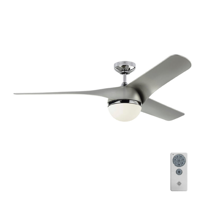 Myhouse Lighting Visual Comfort Fan - 3AKR56CHD - 56``Ceiling Fan - Akova 56 - Chrome